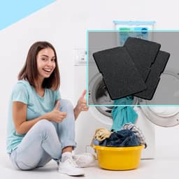 Set van 3 Droogfilters voor Warmtepompdrogers - Vervangende Filters voor Droogmachine, 240 x 155 x 10 mm, Filteraccessoires en Sponsfilters — thumbnail 3