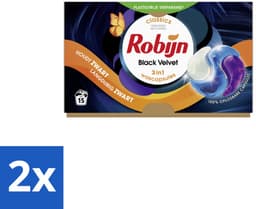 2 x Robijn - 3-in-1 Black Velvet - Wascapsules - 15 Wasbeurten - Zwarte Was - Wascapsules - Wasmiddel - Wasverzorging - Wasparfum — thumbnail 1