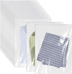 Wasnetjes met ritssluiting - Transparant - 30 x 40 cm - Waterdicht PE Opbergzakken - Voor Reizen en Organisatie — thumbnail 1