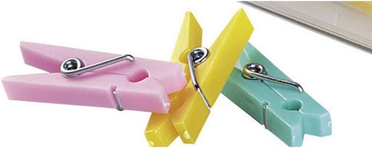 Mini Wasknijpers - Kleine Knijpers - Foto's Ophangen - Kleurrijk Gesorteerd - 10 Stuks - Gesorteerde Kleuren — afbeelding 1