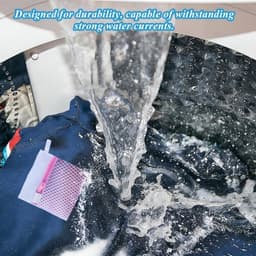6 stuks kleine waszak, mini anti-klevende opbergtas dikke mesh ritssluiting herbruikbaar voor bescherming van delicate - ShopVlot — thumbnail 3