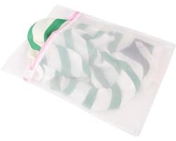 - Mesh-waszak met ritssluiting – 30 x 40 cm – wasmachine, bescherming voor kleding, onder sokken