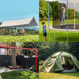 SnelShoppen - Set van 4 Grondankers, 38,5 cm, Swingankers, Ankerpalen, Trampoline-bevestiging voor Grond, Tentankers voor Tenten, Schommels, Zonnesche — thumbnail 4