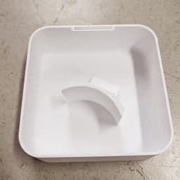 Lekbak Wasmachine - Afvoerbak voor wasmachine - Wasmachine Wateropvangbak - Opvangbak tegen lekkage - universele opvangbak voor filterreiniging - 12x12x4.5cm — thumbnail 4