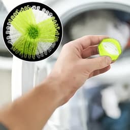 Dailygoods- Haarverwijderaar voor Huisdieren - Herbruikbare Haarvanger - Pluisverwijderaar - Wasballen - Siliconen Pootkussens - Voor Wasmachine - Pluisballen — thumbnail 5