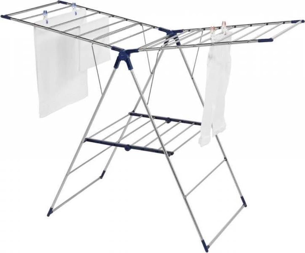 Droogmolen Lift-O-Matic Advance incl. beschermhoes - 50 meter met kunststof betonanker, zilvergrijs (uitlopend) — afbeelding 1
