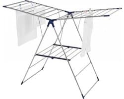 Droogmolen Lift-O-Matic Advance incl. beschermhoes - 50 meter met kunststof betonanker, zilvergrijs (uitlopend) — afbeelding 1