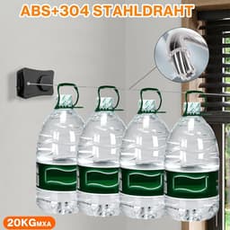 Uittrekbare waslijn extra sterk - heavy duty - 51 m - voor binnen - niet doordringend - lang - drooglijn — thumbnail 2