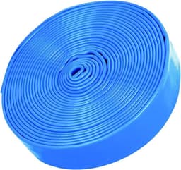 Afvoerslang blauw platte slang 10 meter - 1.25 inch incl. klemmen — thumbnail 4