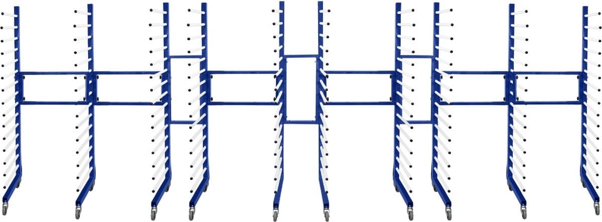 Combi Spray Droogrek Trolley x 5 & 4 Connectoren — afbeelding 1