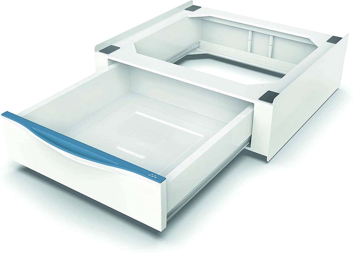 Meliconi Base Torre Extra L60 - Stapelkit - Met Opberglade - Wasmachine & Droger - Max 250KG - 62.5 x 24.5 x 60 cm — afbeelding 1