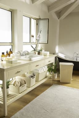 Curver Jute Wasmand met deksel 58L + Wasmand 46L - Gebroken Wit — thumbnail 5
