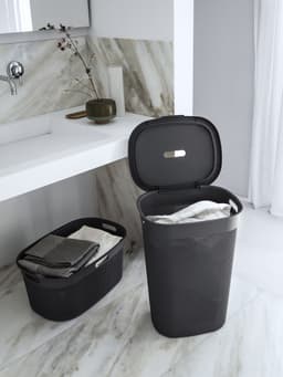 Curver Filo Wasmand met deksel 55L - Antraciet — thumbnail 3