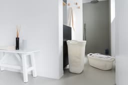 Curver Knit Wasmand met deksel - 57L - Oasis White — thumbnail 4