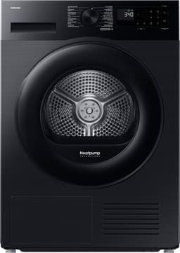 Samsung DV90DG52A0ABEN Wasdroger - Warmtepompdroger - 9kg - Zwart - NL/FR - 5 jaar garantie — thumbnail 1