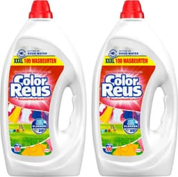 Color Reus Gel Vloeibaar Wasmiddel - Gekleurde Was - Voordeelverpakking - 2 x 100 wasbeurten — thumbnail 1