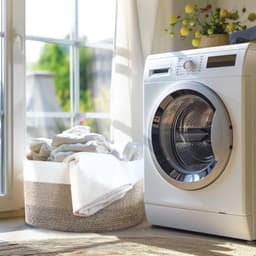 PromoHome Grote Vierkante Wasmand - Natuurlijke Katoen Opbergoplossing — thumbnail 5
