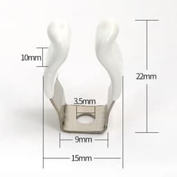 10 Stuks Gereedschapshaken met Veerclip voor Ophangen van Tuin- en Werkplaatsgereedschap — thumbnail 1
