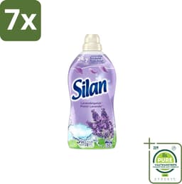 7 x Silan – Wasverzachter – Lavendelgeluk – 1144 ml - Grootverpakking - Wasverzachter - Wasverzachter Lavendel - Wasverzachter Voor Kleding - Wasverzachter Voor Textiel - Wasverzachter Voor Wasmachine — thumbnail 1