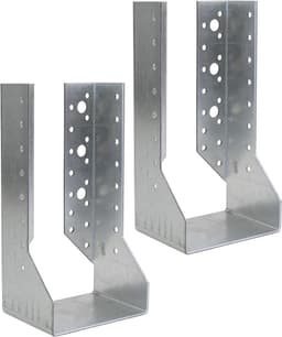 Allecta - Set van 2 balkenschoenen 100x200mm - Draagschoen met 52 gaten - Verzinkt staal Z275 — thumbnail 1