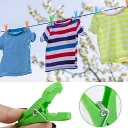 49 Wasknijpers Set met Handige Wasknijpermand - Windbestendig en Anti-Slip — thumbnail 2