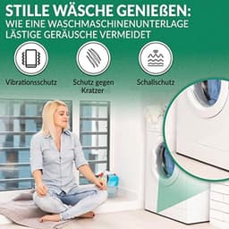 Anti-vibratiemat 60x60 cm - Geluidsisolatie en Antislip Rubbermat voor Wasmachines en Meubels — thumbnail 5