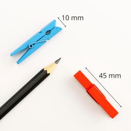 100 Houten Wasknijpers Assorti Kleuren - 45 mm - Duurzaam Berkenhout — thumbnail 5