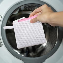 Allecto - Waszakjes - Mini - Net - Ondergoed - Sokken - Accessoires - Wassen - Opbergen - Wit - Set van 10 — thumbnail 5