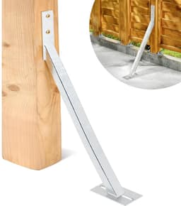 Stormanker Voor Betonneren - Grondanker Versteviging - Constructie Stabiliseren - Lineaire Lasnaden - 590 x 320 x 535 mm — thumbnail 1