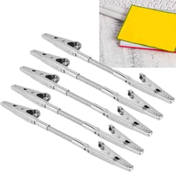 5 Stuks Dubbele Kop Alligator Clips voor Foto's Memo's en Kaarten — thumbnail 2
