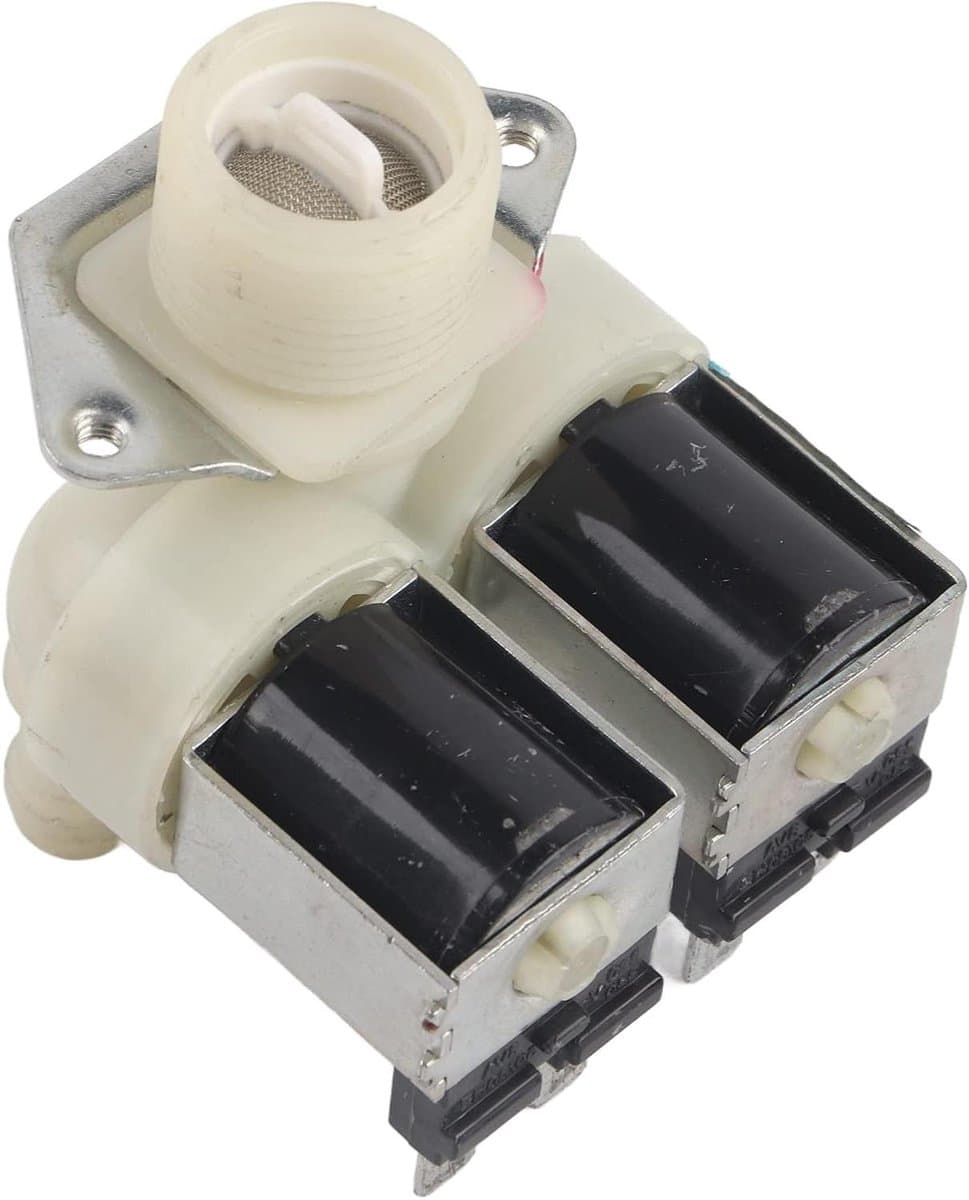 Waterinlaatklep voor Wasmachine - Vervangende Dubbele Solenoïde Klep - Wasmachineaccessoires - AC220V-240V - Duurzaam en Betrouwbaar — afbeelding 1