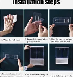 Wasmiddeldispenser - kunststof - wit — thumbnail 2