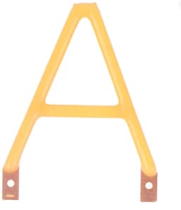 -A- COB LED 3V Filament Letter Geel 3 x 3 cm FPC 2200K 1W Warm-wit — thumbnail 2