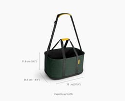 Joseph Joseph Hold-All™ Outdoor 45L Opvouwbare Draagbare Wasmand (Dark Green) — thumbnail 2