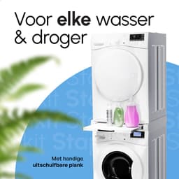 Bodo® Verhoger met Tussenstuk – Stapelkit voor Wasmachine en Droger — thumbnail 3
