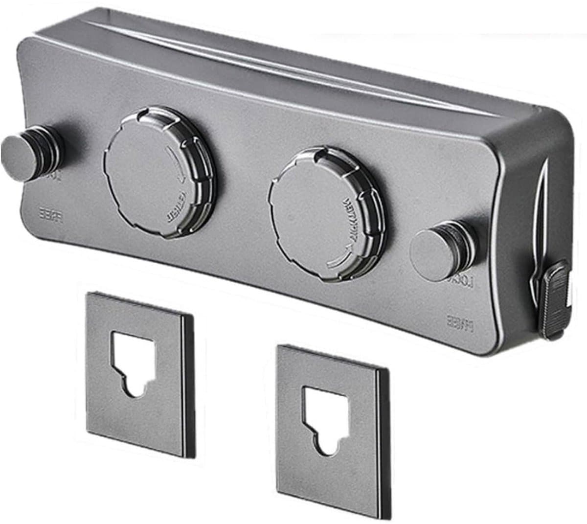 Roestvrijstalen Uitschuifbare Waslijn – 5,1m Dubbel Waslijn Design – Max. 20kg Draagkracht – Anti-doorhang & Muurmontage – Voor Binnen & Buiten — afbeelding 1