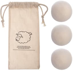 Drogerballen Wollen 7 cm 3 stuks - Droger ballen - Droogballen - Herbruikbaar - Wasdrogerballen - Energiebesparend — thumbnail 1