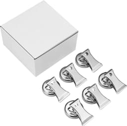 Magneetische Clips van Roestvrij Staal voor Keuken, Kantoor en School - Set van 6 Stuks — thumbnail 3