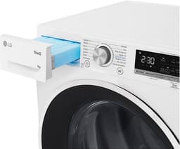 LG RH90V5AV6N, Vrijstaand, Voorlader, Warmtepomp, Wit, Knoppen, Touch, Rechts — thumbnail 4