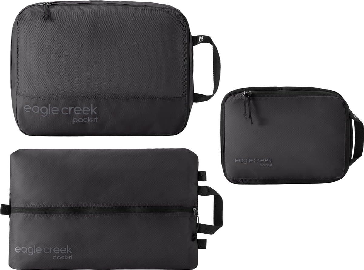 Eagle Creek Pack-It Essentials Set - 10L - Black — afbeelding 1