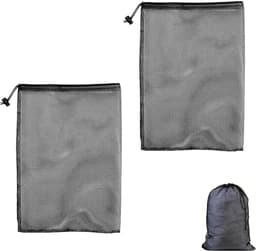 Grote Wasnetzakken met Trekkoord - Set van 2, 70x90cm, Ideaal voor Kleding, Beddengoed en Speelgoed — thumbnail 1
