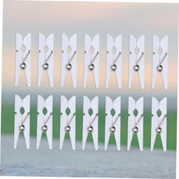 Houten Wasknijpers - Mini Klemmen Clips - Decoratie Ophangen - Natuurlijk Hout Vakmanschap - 2.5 cm Lengte - Natuurlijk — thumbnail 5