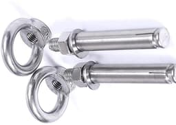 Ring Hijs Bout - Expansie Anker - Zware Lasten Verankeren - Roestvrij Staal 304 - M14x120mm - Zilverkleurig — thumbnail 1