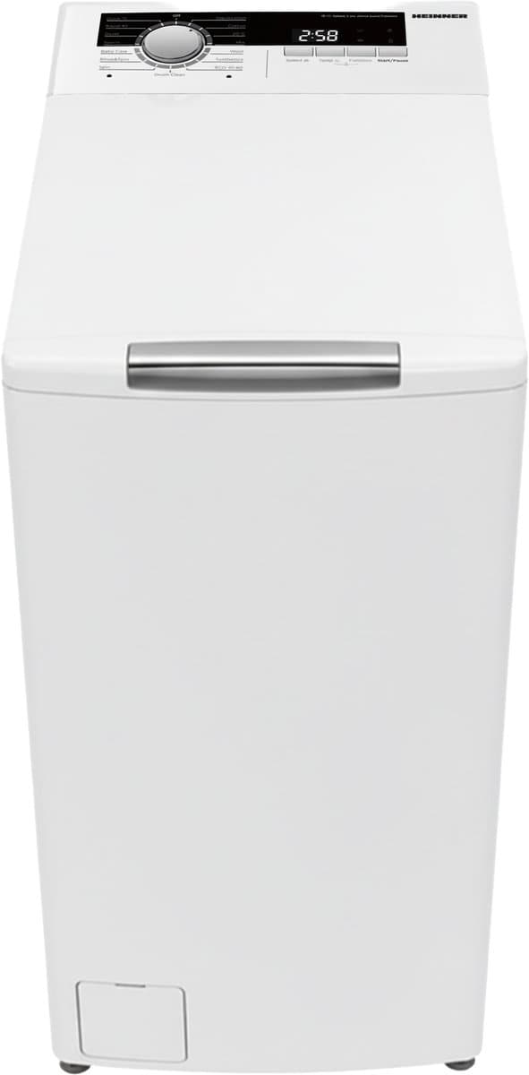 Heinner HWM-TL8013IVA++ Bovenlader Wasmachine 8 kg – 1300 tpm – Inverter Motor – Energieklasse A – 15 Programma’s met 15-minuten Snelprogramma – Trommelreiniging – Wit – 5 Jaar Garantie — afbeelding 1