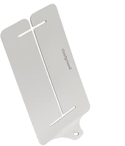 Naaiclips - Stofklemmen Quilten - Nauwkeurig Naaien - Dubbele Naaigeleiding - 10 x 6 cm - Zilver — thumbnail 1