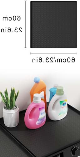 Herbruikbare Lekbak voor Wasmachine en Koelkast - Siliconen Mat 60x60 cm — thumbnail 5
