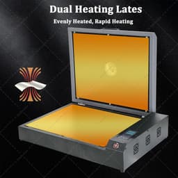 DTF Printer Droogoven - Textielprinter Oven - Textiel Bedrukken - Dubbele Verwarmingsplaat - 40 x 32 cm - Zwart — thumbnail 2