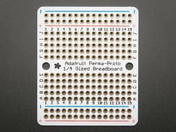 Prototyping board PermaProto quarter-sized breadboard PCB Adafruit 1608 — thumbnail 1