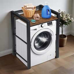 Wasmachine Verhoger - Stapelrek - Ruimte Optimaliseren - Verstelbare Hoogte - 300 kg Capaciteit - Nori — thumbnail 4
