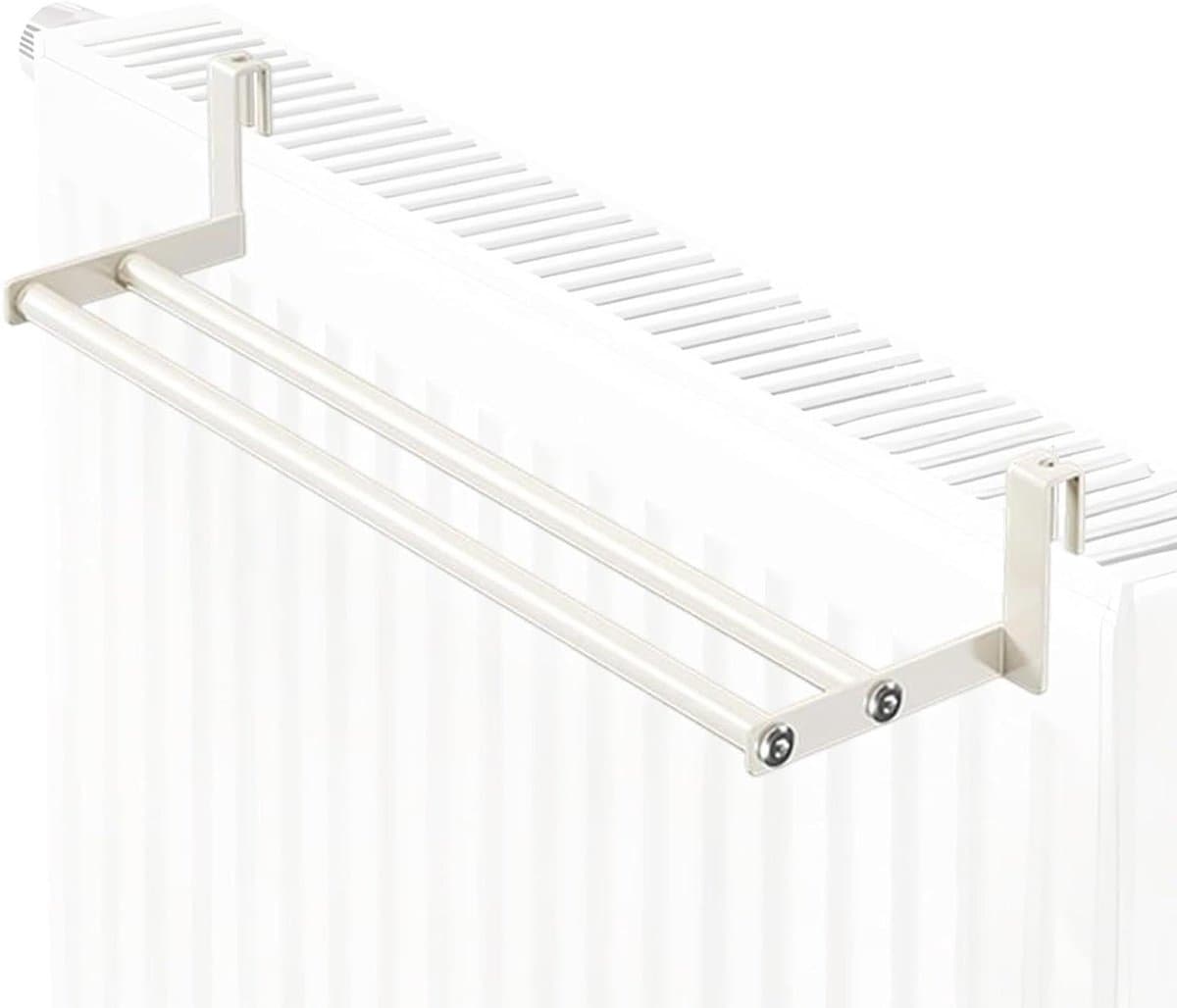 Wandrek Droogrek - Waslijn - Ruimtebesparend - Boren Niet Nodig - 48 cm - Mat Zwart — afbeelding 1